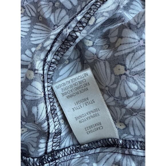 MAX STUDIO Floral Sleeveless A-Line Dress Size XS X-Small - Picture 7 of 7